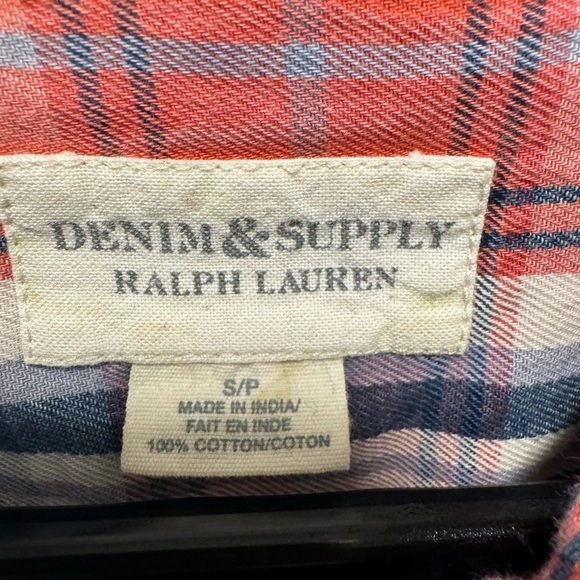 Denim & Supply Plaid Cold Shoulder Shirt - Picture 4 of 6